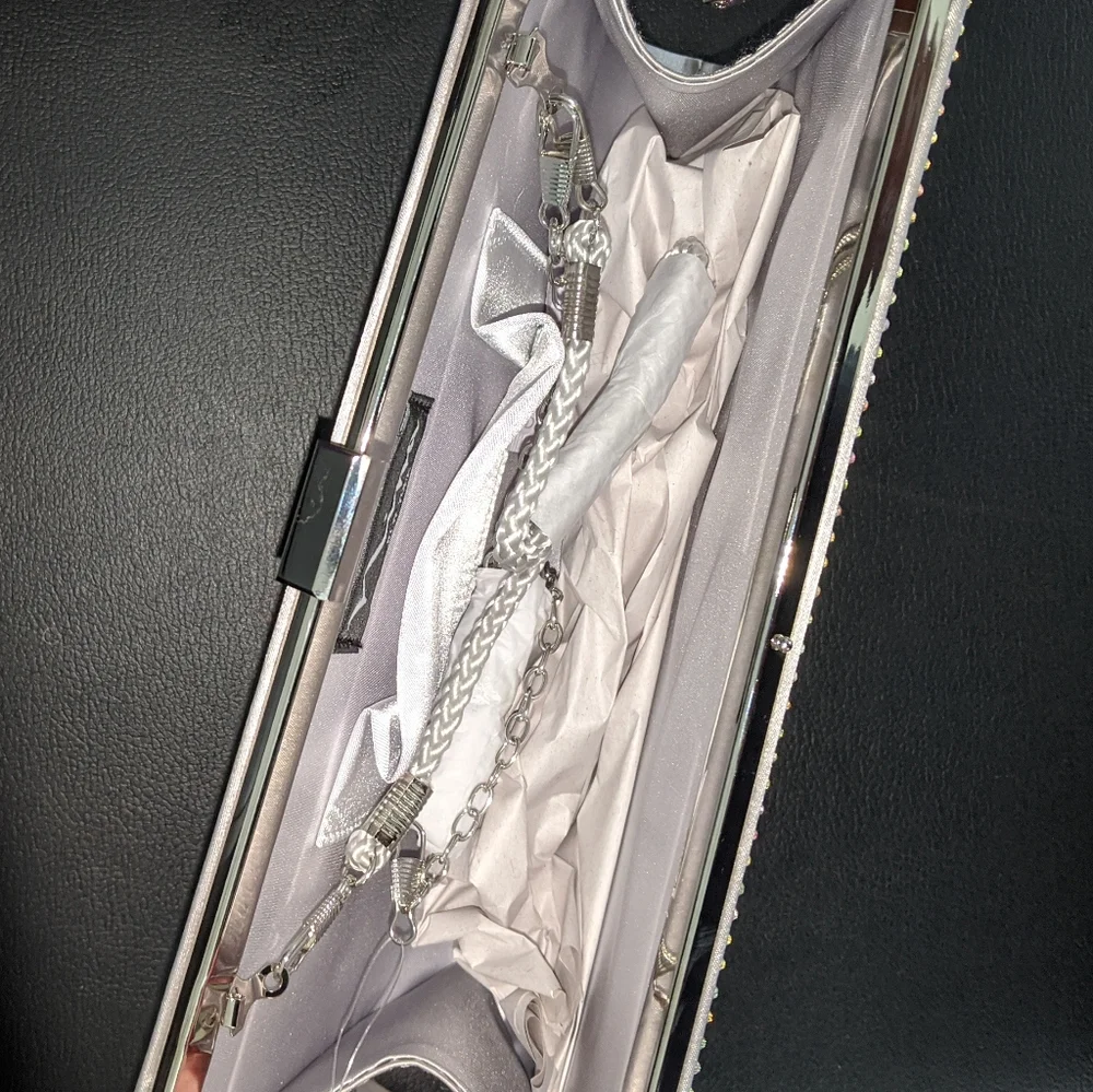 Nina Rhinestone Clutch - Picture 3 of 6